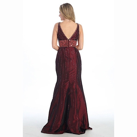 MY Fashion YY2946 Fuchsia Dress - Picture 6 of 7